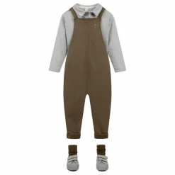 Online Gray Label Salopette Coton Bio | Brun kaki