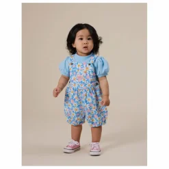 New Goldie + Ace Salopette Courte Bessie Bubble | Bleu