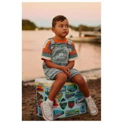 Hot Goldie + Ace Salopette Courte Burton Vintage | Bleu jean