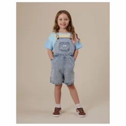 Hot Goldie + Ace Salopette Courte Burton Vintage | Bleu jean