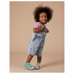 Hot Goldie + Ace Salopette Courte Burton Vintage | Bleu jean