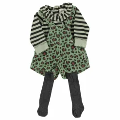 Hot Salopette Courte Léopard Velours Côtelé | Enfant Combinaisons|Bodies, Combinaisons