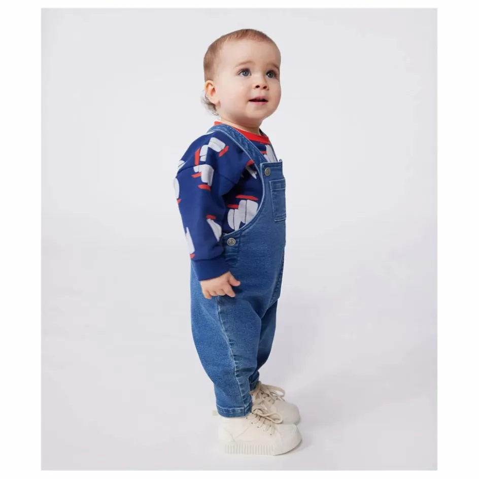 Petit Bateau Salopette Denim Badore || Bodies, Combinaisons|Combinaisons Et Bodies