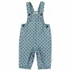 Piupiuchick Salopette en Jean Cœurs ||Enfant Robes, Combinaisons|Bodies, Combinaisons
