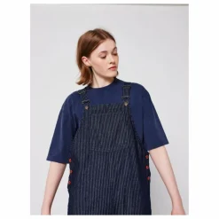 Best Salopette Rayée Denim Coton Bio - Collection Femme | Femme Robes, Combinaisons