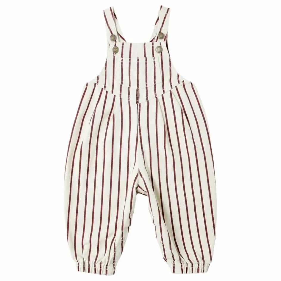 Sale Rylee + Cru Salopette Vintage Rayures | Ecru