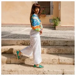 Femme Mapache Sandales, Espadrilles*Sandales Alegre Métallisées |