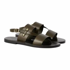 Outlet Soeur Sandales Amazonia Cuir | Vert kaki