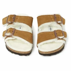 BIRKENSTOCK Sandales Arizona Fur Cuir Suede - Collection Adulte ||Femme Sandales, Espadrilles
