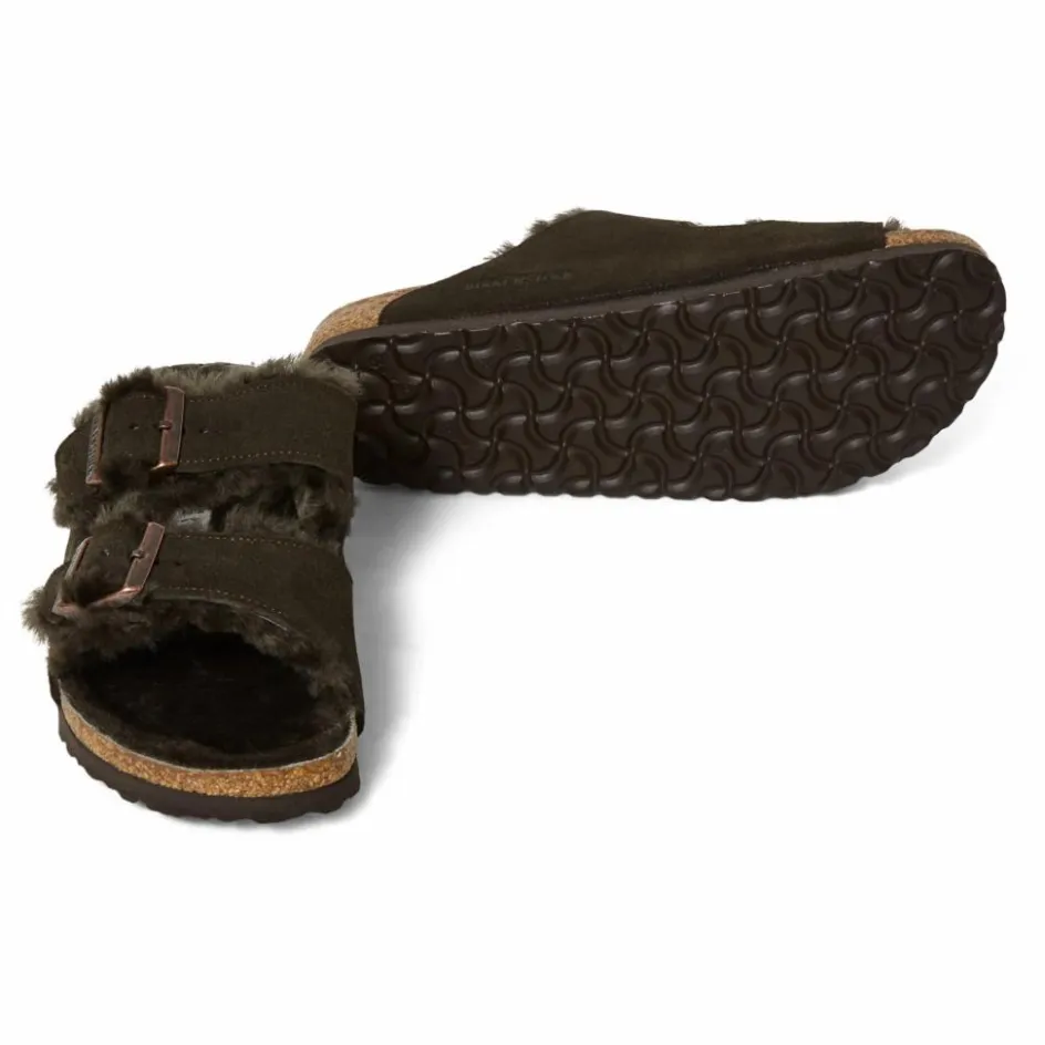BIRKENSTOCK Sandales Arizona Shearling - Collection Adulte ||Femme Sandales, Espadrilles
