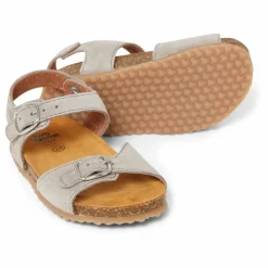 Discount Pèpè Sandales Boucles Suede - Two Con Me | Taupe