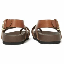 Hot Soeur Sandales Mexico Cuir | Cognac