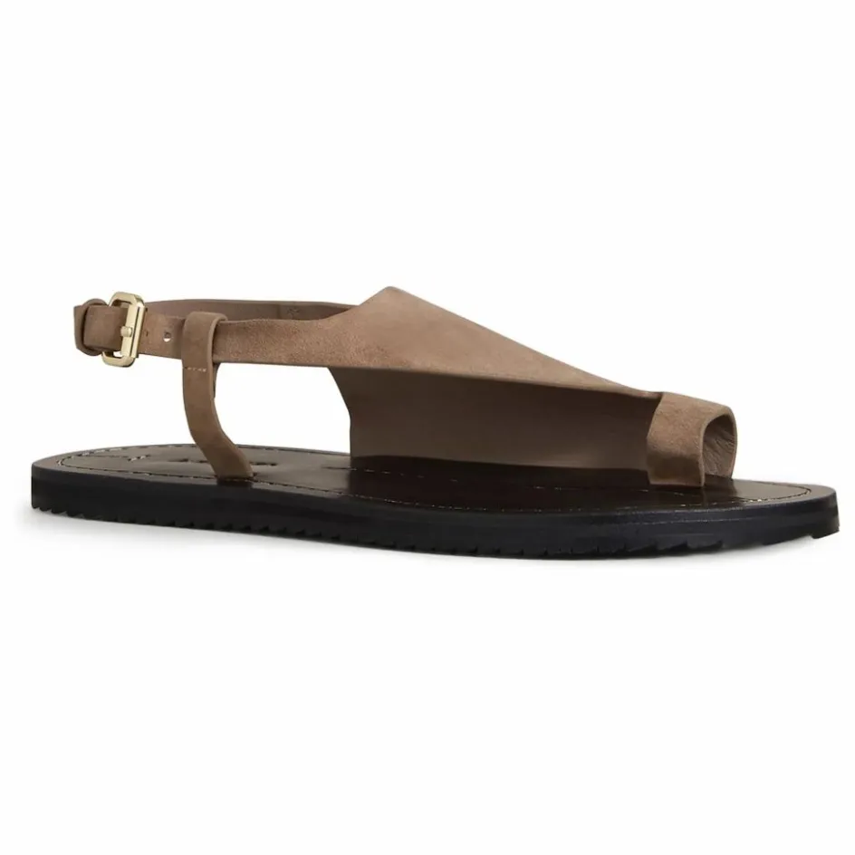 Hot A. Emery Sandales Milne Suede | Beige