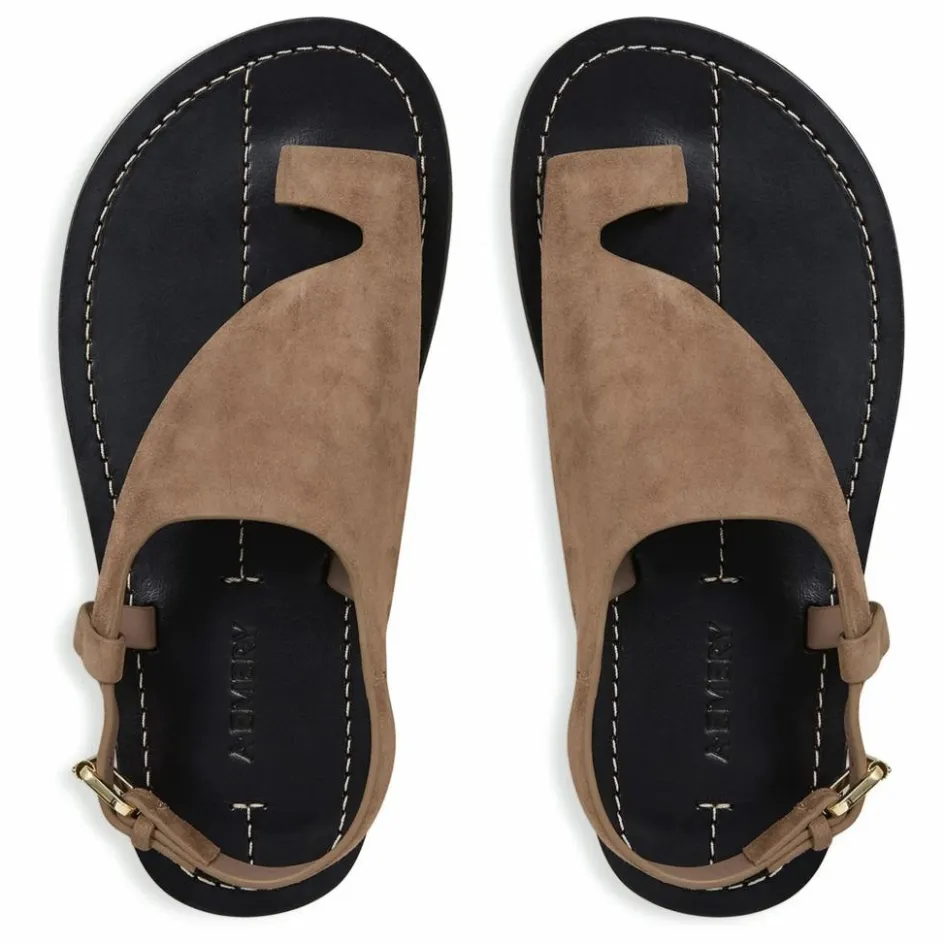 Hot A. Emery Sandales Milne Suede | Beige