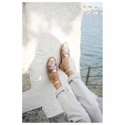 Mapache Sandales Nayeli Métallisées ||Femme Sandales, Espadrilles