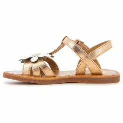 Discount Pom d'Api Sandales Plagette Big Flo | Or rose
