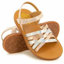 Outlet Pom d'Api Sandales Plagette Lux | Or rose