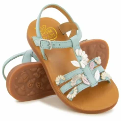 Pom d'Api Sandales Plagette Multi Daisy ||Enfant Sandales, Espadrilles