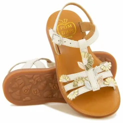 Pom d'Api Sandales Plagette Multi Daisy ||Enfant Sandales, Espadrilles