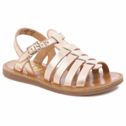 New Pom d'Api Sandales Plagette Strap | Or rose