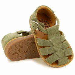 Sale Pom d'Api Sandales Poppy Daddy | Vert kaki