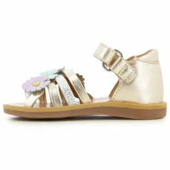 Sale Pom d'Api Sandales Poppy Multi Flo | Doré