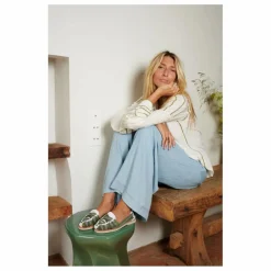 Sale Mapache Sandales Rita Blanc | Vert kaki