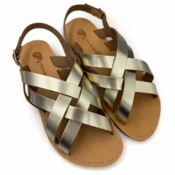 Sale Sandales Rome Métallisées | Femme Sandales, Espadrilles