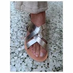 Sale Sandales Rome Métallisées | Femme Sandales, Espadrilles