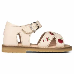 Discount Petit Nord Sandales Scratchs Pommes - Collection Uniqua | Crème