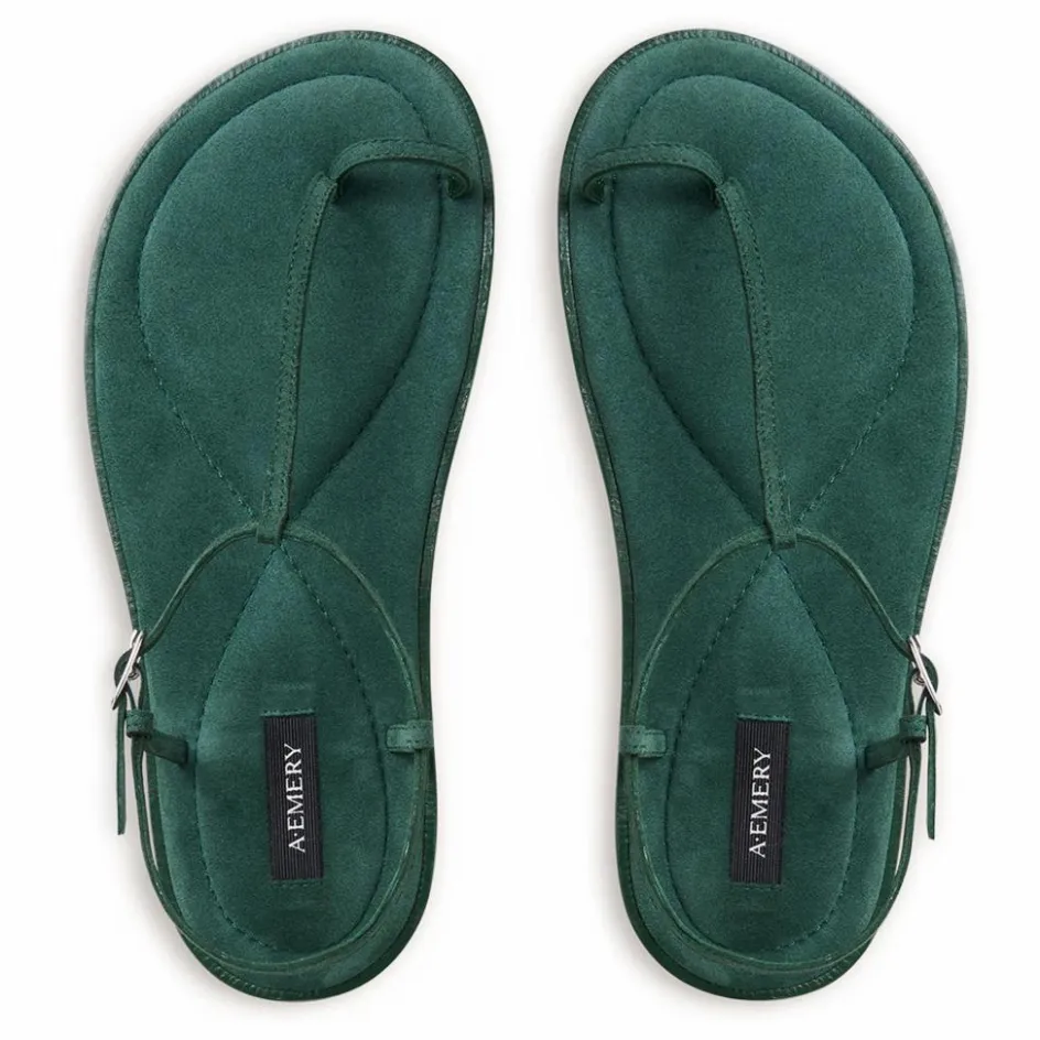 Discount A. Emery Sandales Suvi Suede | Vert