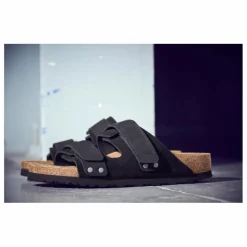 Clearance BIRKENSTOCK Sandales Uji Chaussant Etroit | Noir