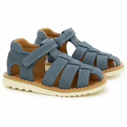 Hot Pom d'Api Sandales Waff Papy | Bleu gris