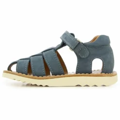 Hot Pom d'Api Sandales Waff Papy | Bleu gris