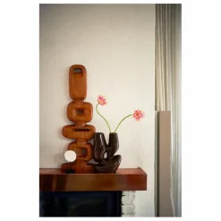 HKliving Sculpture en bois| Vases, Objets Déco