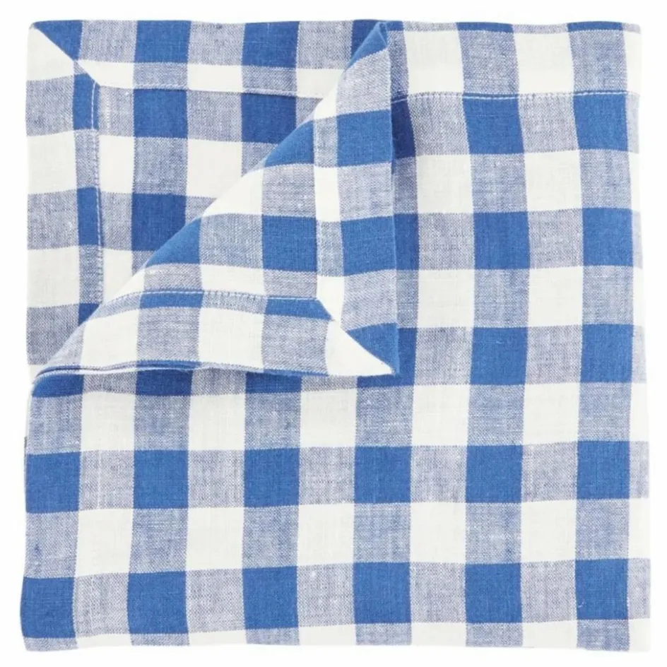 Gabrielle Paris Linge De Table|Art De La Table*Serviette de table en lin lavé Vichy |