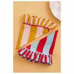 Best Bitossi Serviette rayée | Jaune moutarde