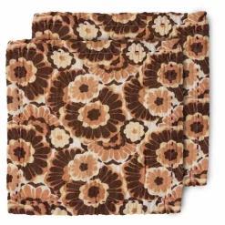 HKliving Serviettes de table en coton - Set de 2 || Linge De Table|Art De La Table