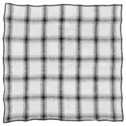 Clearance Le Monde Sauvage Serviettes de table Highlands en lin lavé - Set de 4 | Blanc