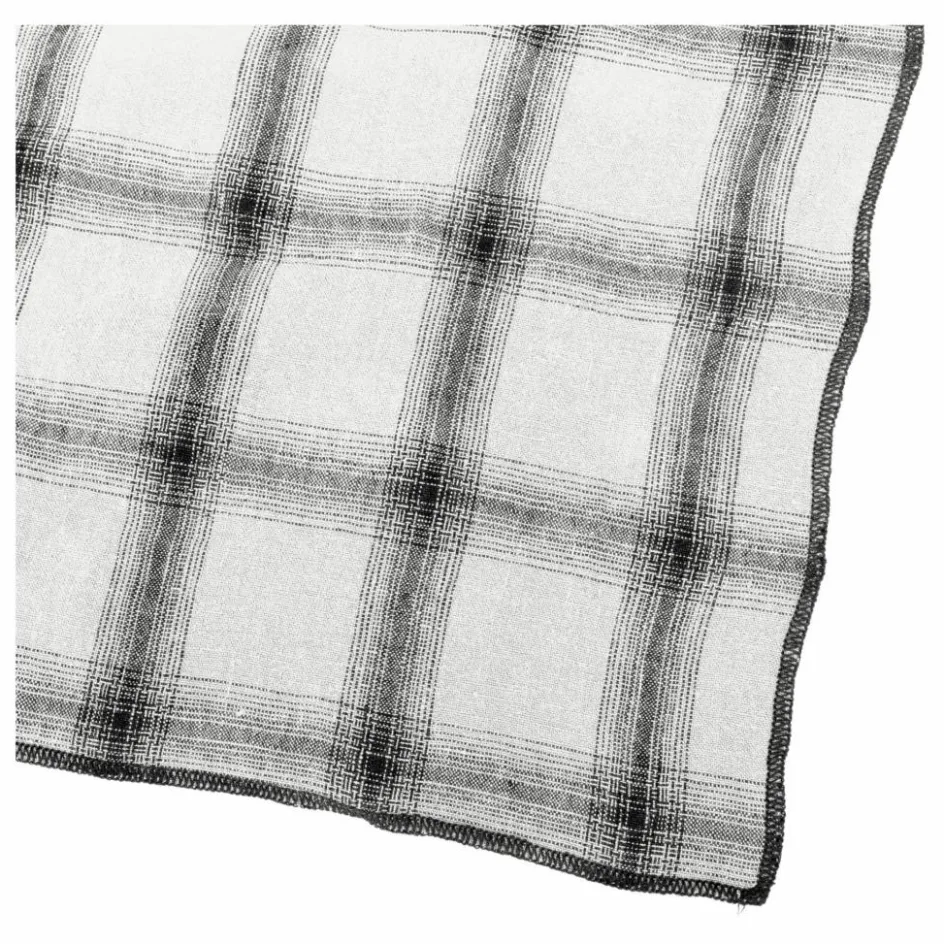 Clearance Le Monde Sauvage Serviettes de table Highlands en lin lavé - Set de 4 | Blanc