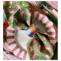 Anna + Nina Serviettes de table Paisley - Set de 2| Linge De Table|Art De La Table
