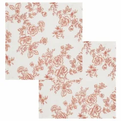 Outlet Anna + Nina Serviettes de table Whimsical - Set de 2 | Rouge