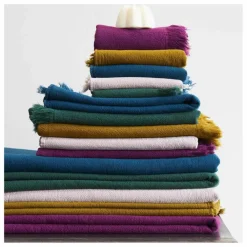 La cerise sur le gâteau Serviettes d'invité en coton bio Luna - Set de 2 || Linge De Bain