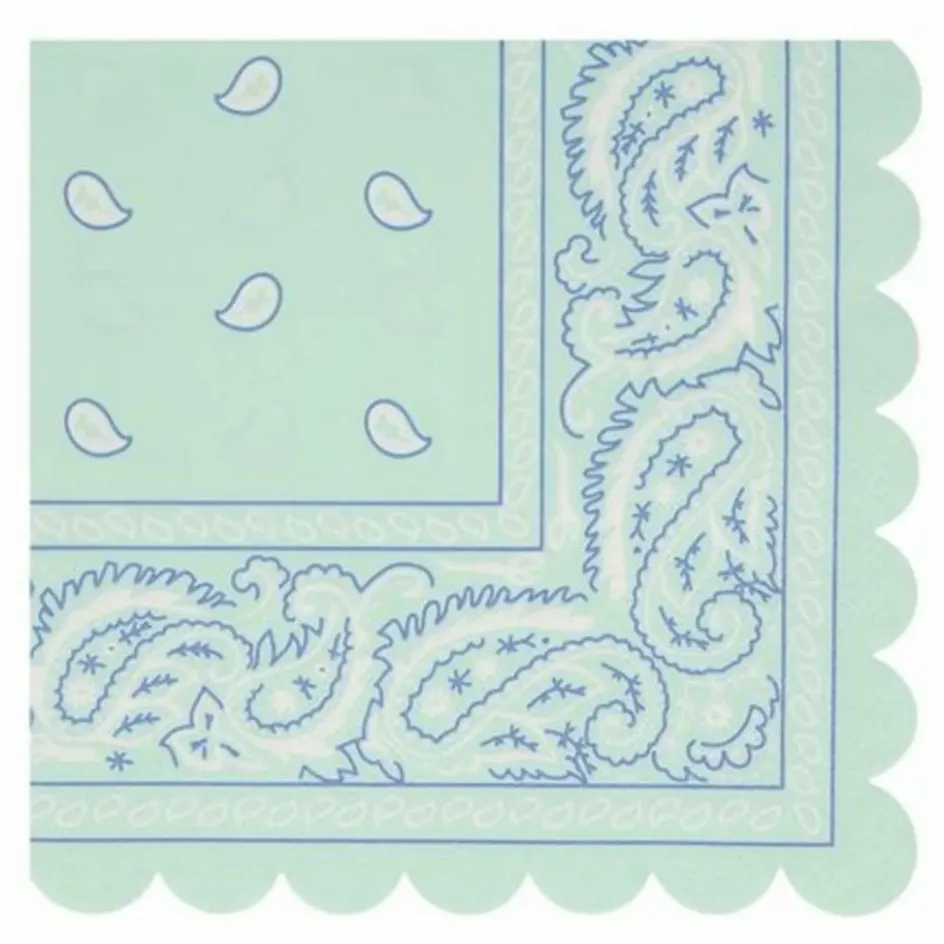 Clearance Meri Meri Serviettes en papier Western - Set de 16 Multicolore