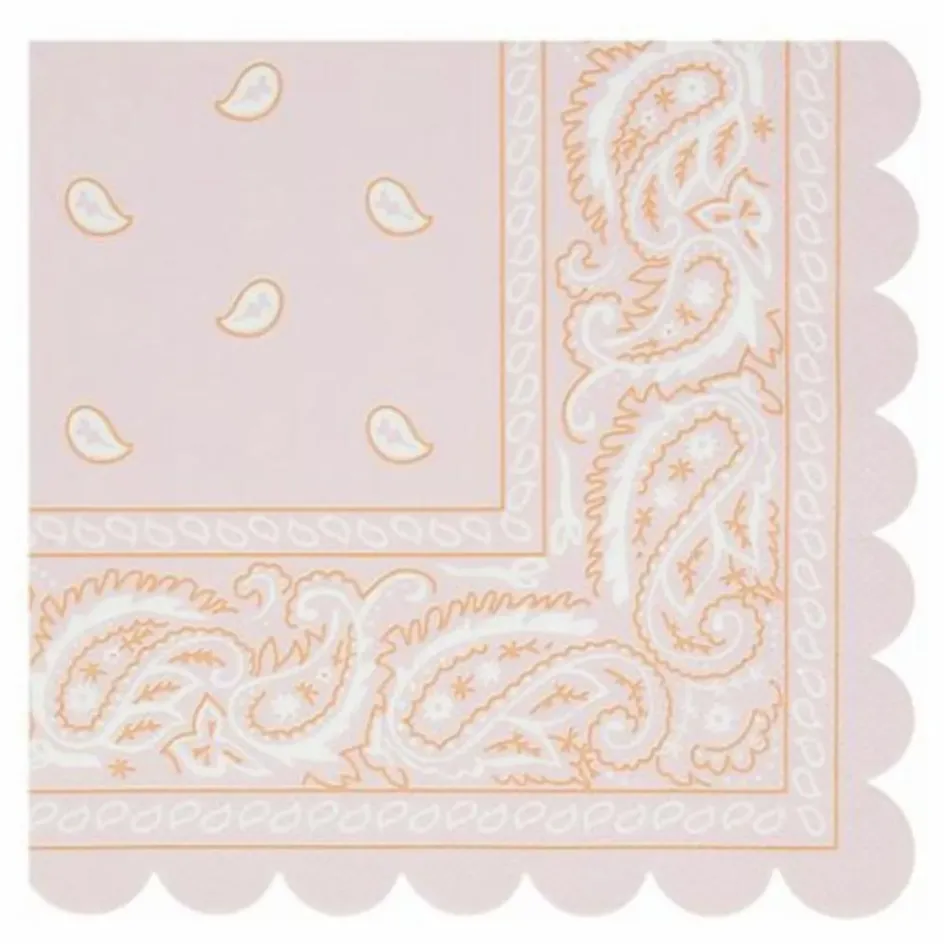 Clearance Meri Meri Serviettes en papier Western - Set de 16 Multicolore