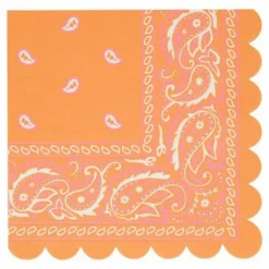 Clearance Meri Meri Serviettes en papier Western - Set de 16 Multicolore