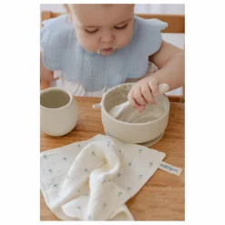Soft Spot Langes|Puériculture*Serviettes Periwinkle en coton bio - Set de 3 |