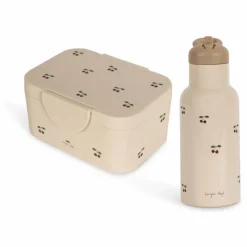 New Konges Sløjd Set lunch-box et gourde Cherry | Rose