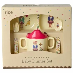 Rice Set vaisselle en mélamine - x Nathalie Lété || Premiers Repas|Puériculture