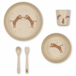 New Konges Sløjd Set vaisselle en PLA Tiger | Sable